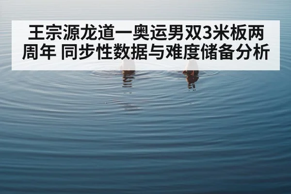 王宗源龙道一奥运男双3米板两周年 同步性数据与难度储备分析